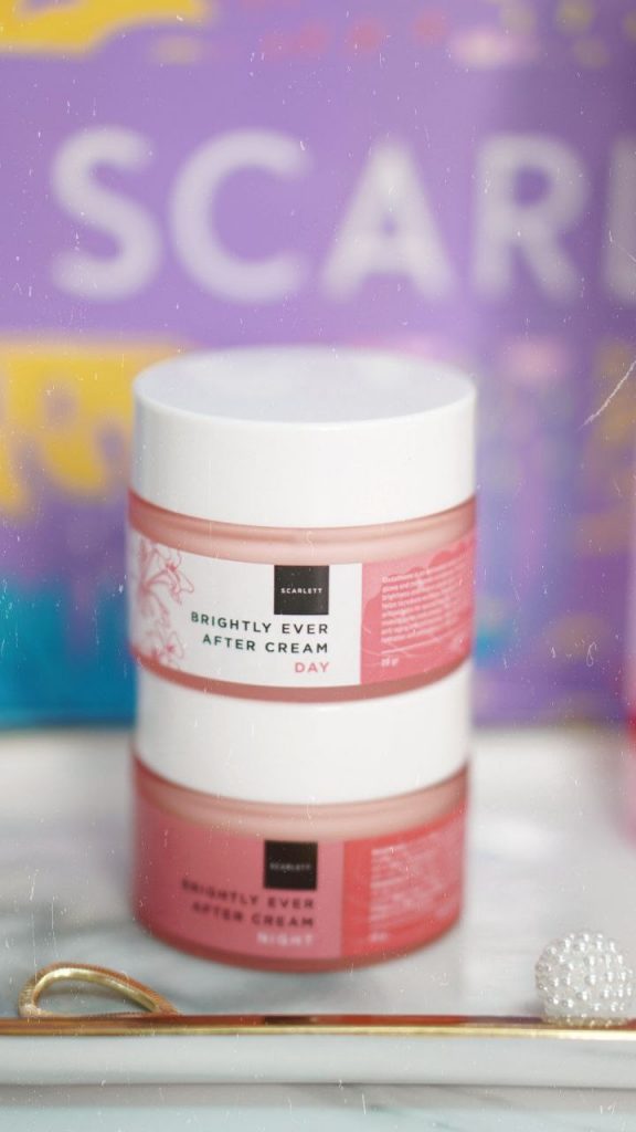 Review Rangkaian Skincare Scarlett Brightening Acne Day Night Cream