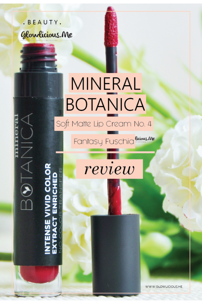 Review | Mineral Botanica Soft Matte Lip Cream in Fantasy Fuschia No. 4