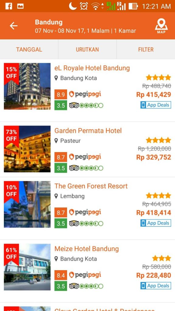 Booking Hotel Online Pegi Pegi