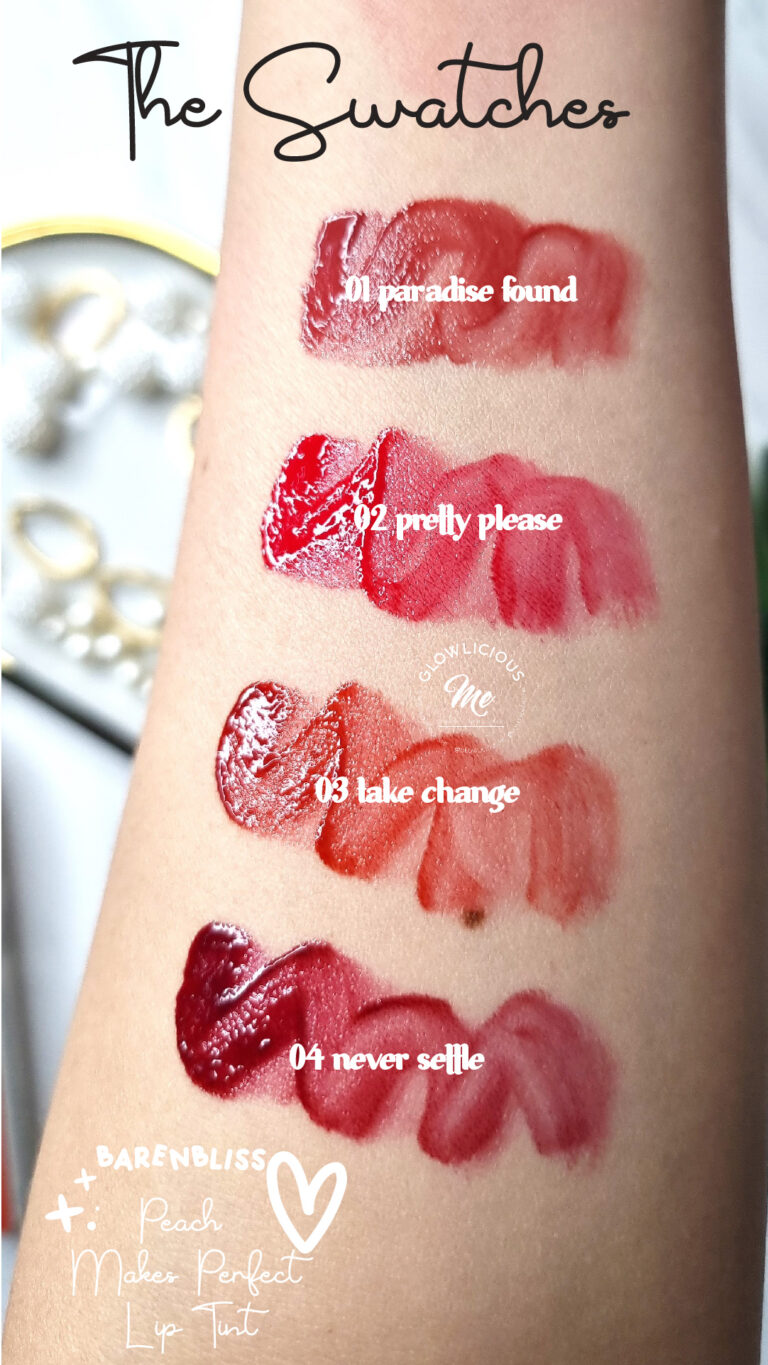 Barenbliss Bnb Peach Makes Perfect Lip Tint Review Swatches In