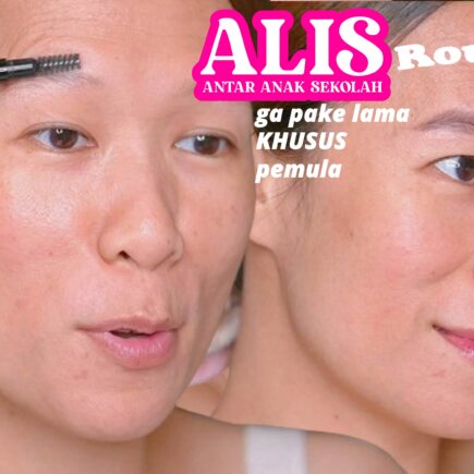 Alis Antar Anak Sekolah-eyebrow routines beginner only-Rivera Pencil Alis Lokal