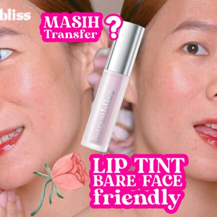 Barenbliss Lily Review Makes Luminous Glow Tint Swatches di bibir gelap & bare face