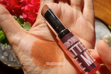 Dazzle Me Color Chrome Lip Matte Lipstick - Hands Swatches Shade Toasted